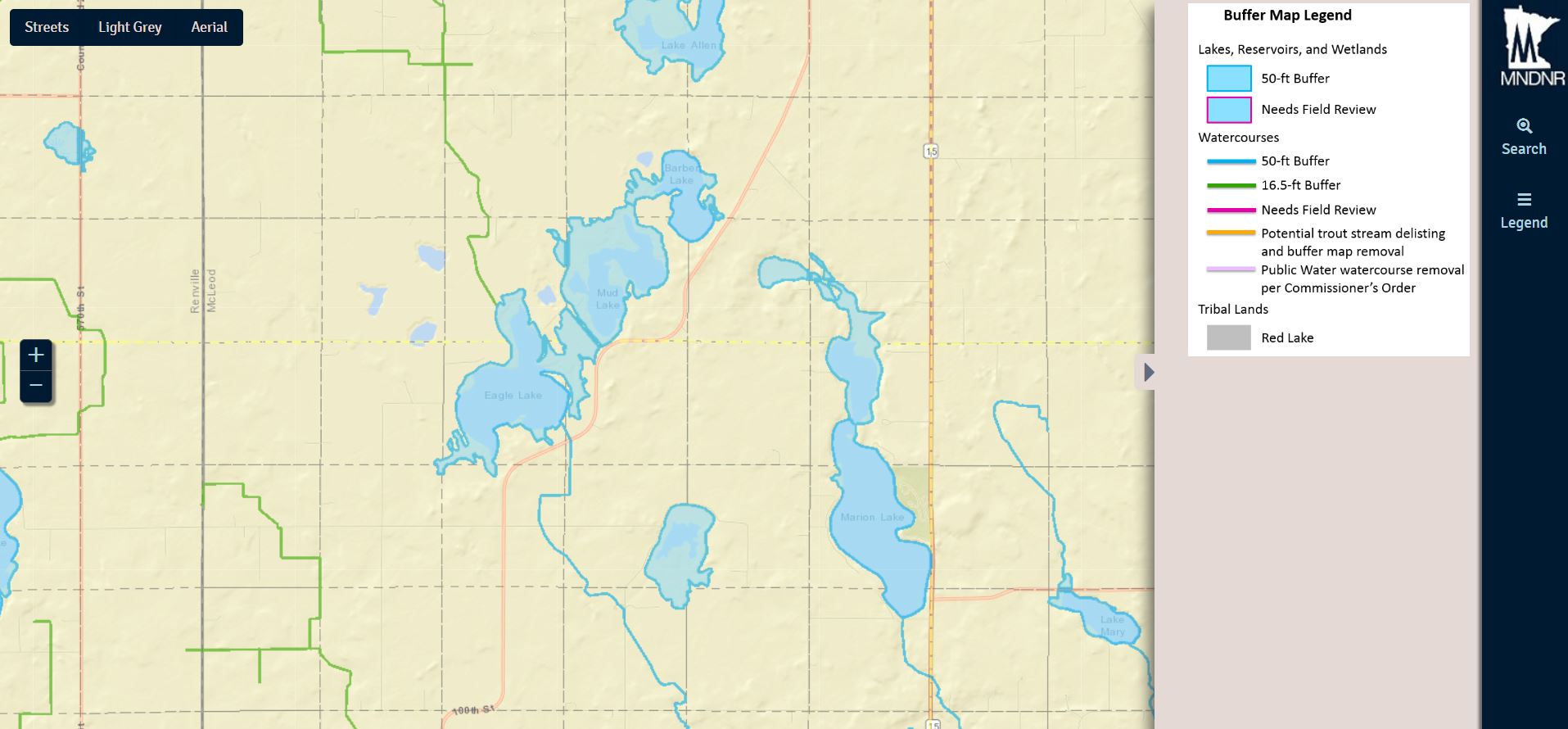 Where Can I Find Buffer Maps? | MN Board Of Water, Soil Resources